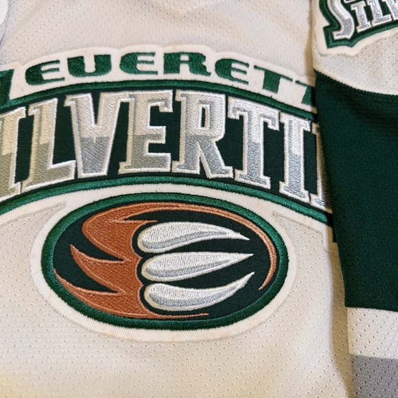 Everett Silvertips Hockey Jersey Youth L/XL – CCM Reebok Canada Made – WHL CHL E - Picture 12 of 12